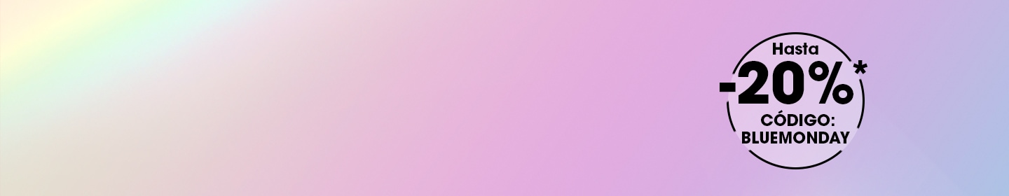 -20% C&Oacute;DIGO: BLUEMONDAY